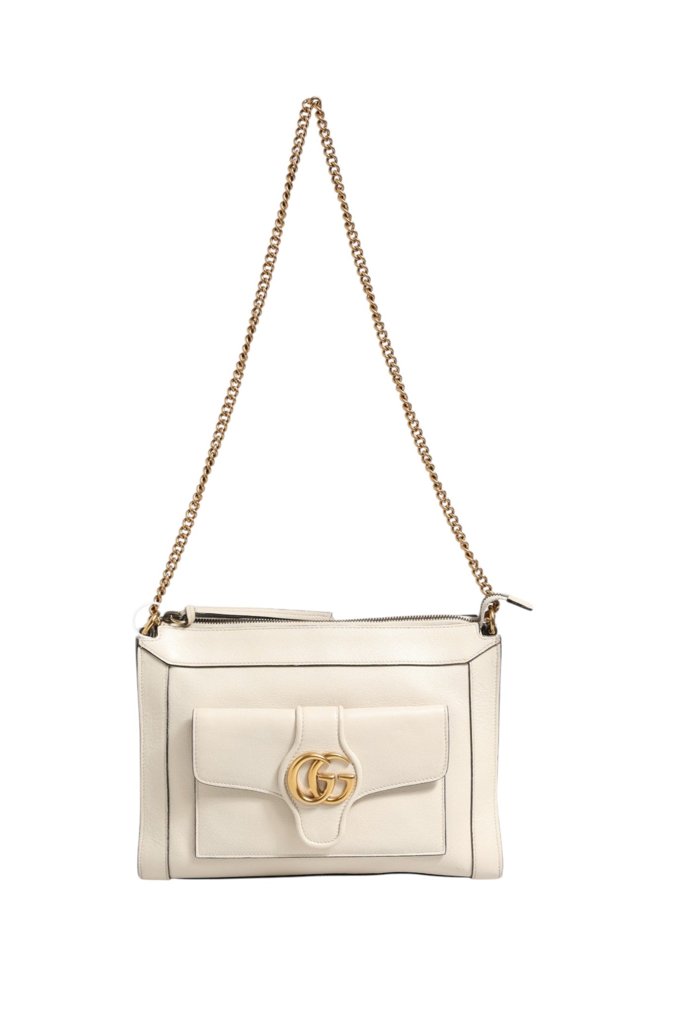 Gucci Arli Small Crossbody Bag White Leather