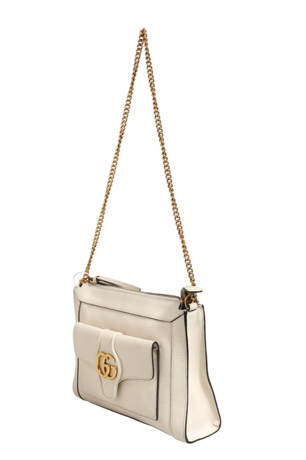 Gucci Arli Small Crossbody Bag White Leather