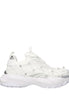 Versace White Fabric Sneakers