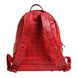 MCM Medium Stark Studded Visetos Backpack - Red