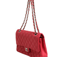 Chanel Classic Medium 25 Red Quilted Leather Flap Bag