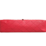 Chanel Classic Medium 25 Red Quilted Leather Flap Bag