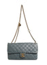 Chanel Blue Quilted Leather Crown Flap Shoulder Bag