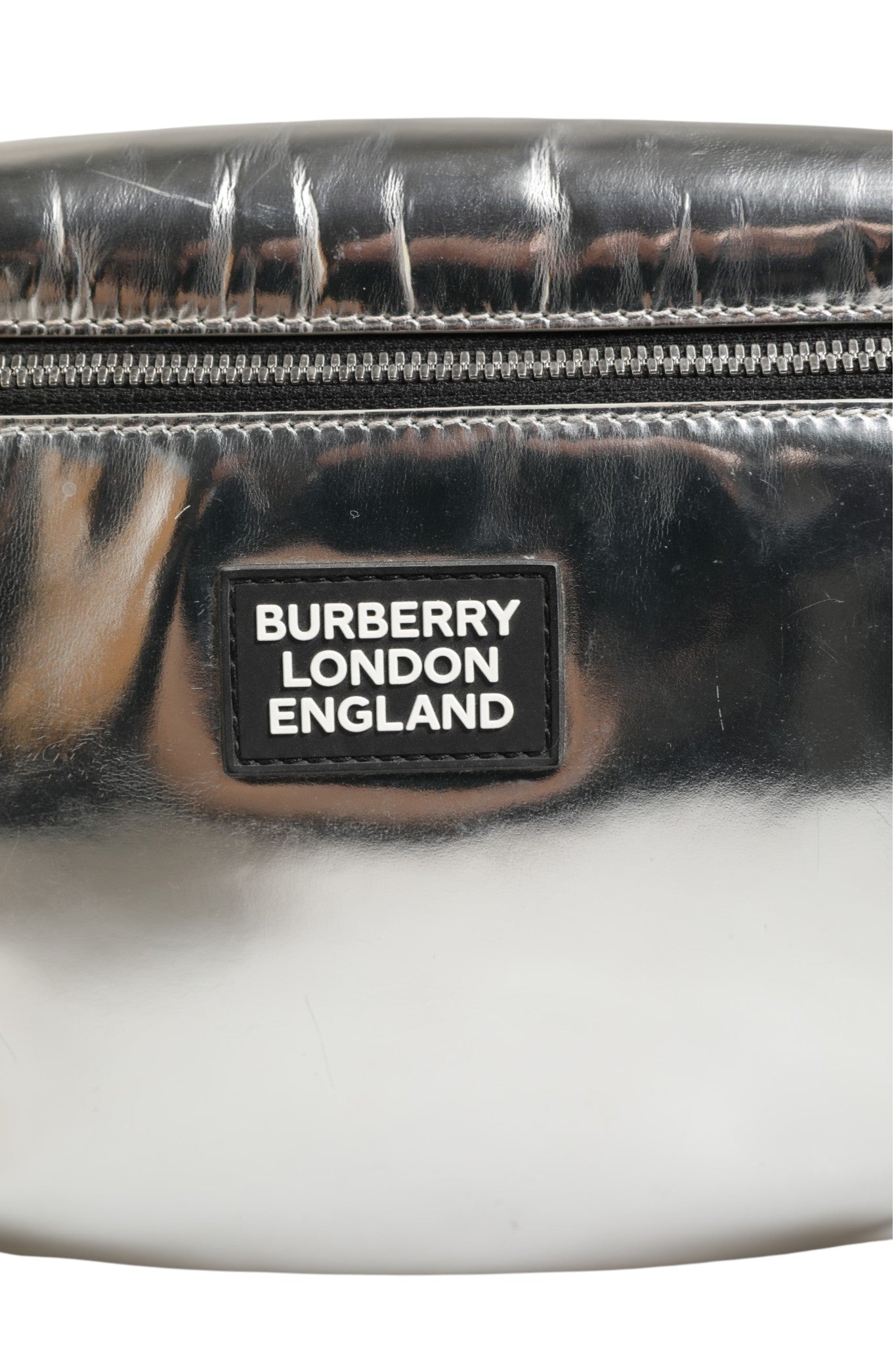 Burberry Belt bag Silver in Synthetic