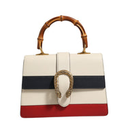 Gucci Dionysus Bamboo Top Handle Bag Colorblock Leather