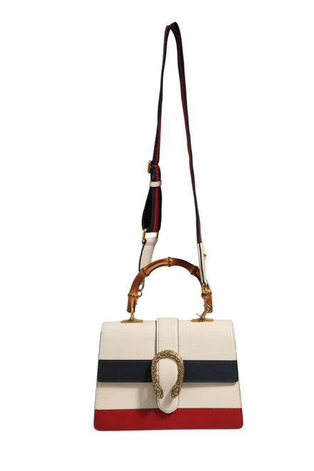 Gucci Dionysus Bamboo Top Handle Bag Colorblock Leather
