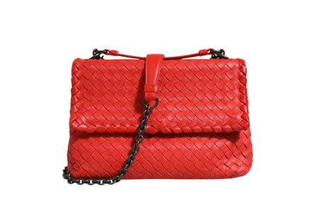 Bottega Veneta Olimpia Small Intrecciato Leather Shoulder Bag