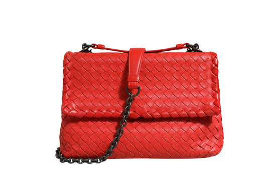 Μικρή Τσάντα Ώμου Bottega Veneta Olimpia από Δέρμα Intrecciato