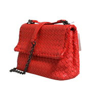 Bottega Veneta Olimpia Small Intrecciato Leather Shoulder Bag