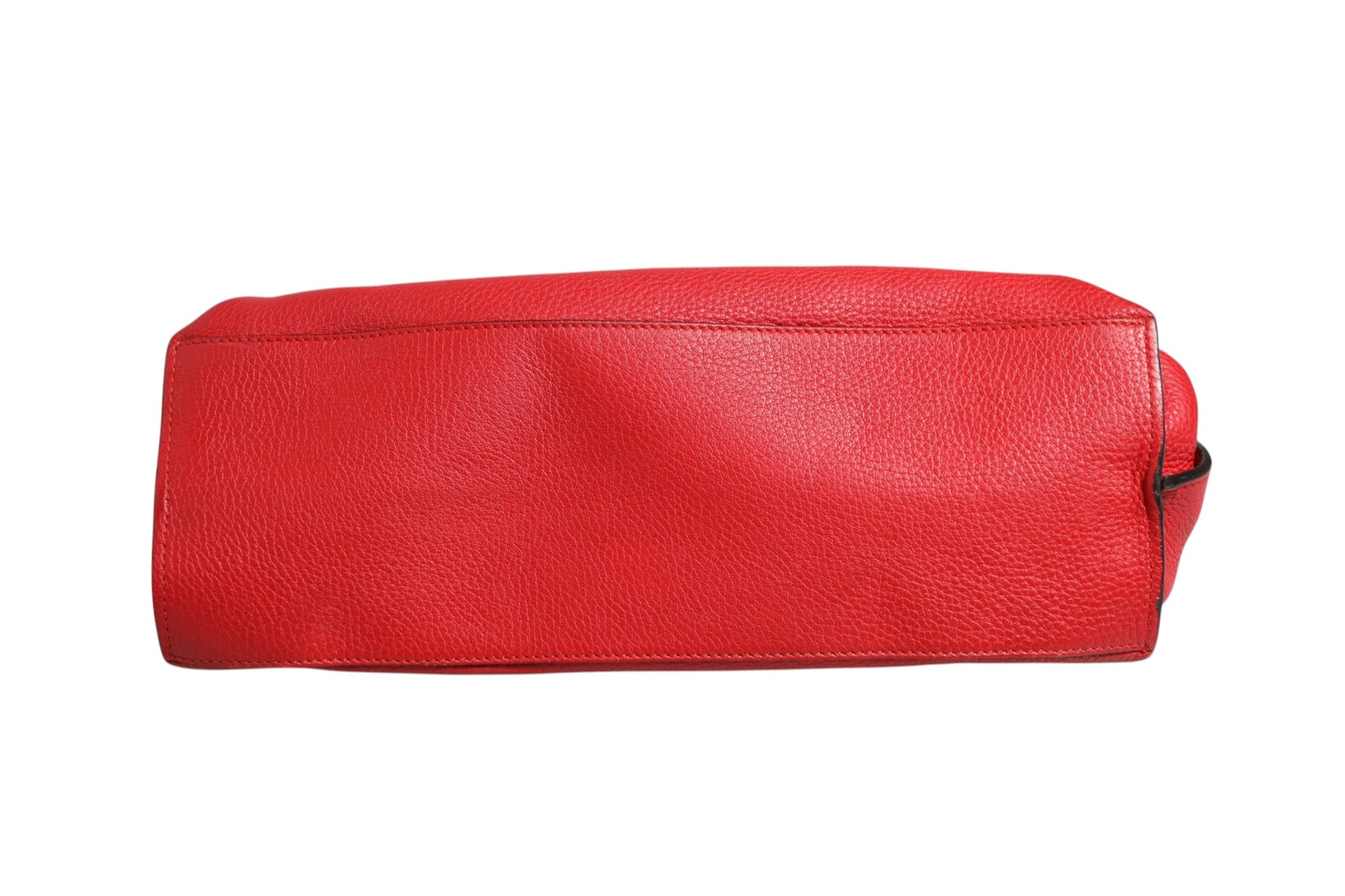 Gucci Red Leather Bamboo Daily Tote Crossbody Bag