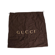 Gucci Red Leather Bamboo Daily Tote Crossbody Bag