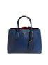 Prada Blue Saffiano Leather 2way Bag