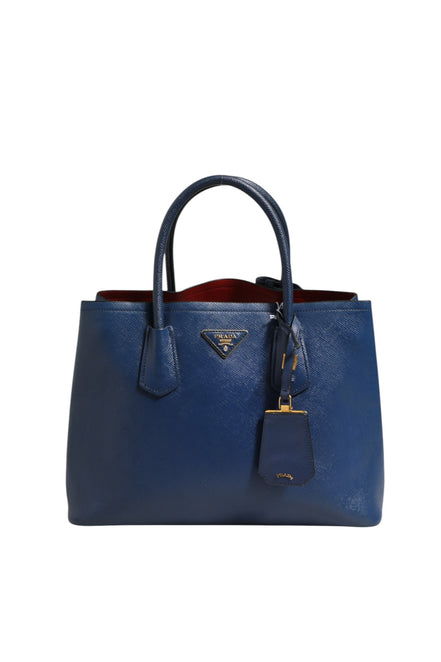 Τσάντα 2way Prada Μπλε Δέρμα Saffiano