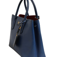 Τσάντα 2way Prada Μπλε Δέρμα Saffiano