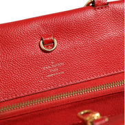 Louis Vuitton Venus Monogram Canvas & Red Leather Two-Way Bag