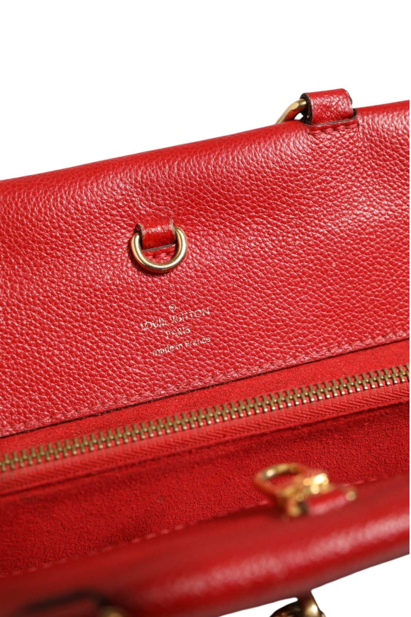 Louis Vuitton Venus Monogram Canvas & Red Leather Two-Way Bag