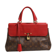 Louis Vuitton Venus Monogram Canvas & Red Leather Two-Way Bag