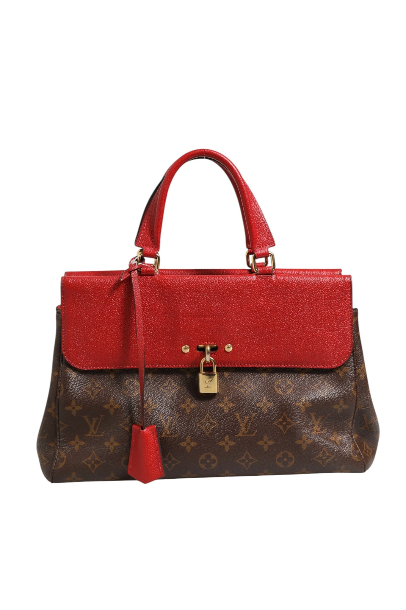 Louis Vuitton Venus Monogram Canvas & Red Leather Two-Way Bag