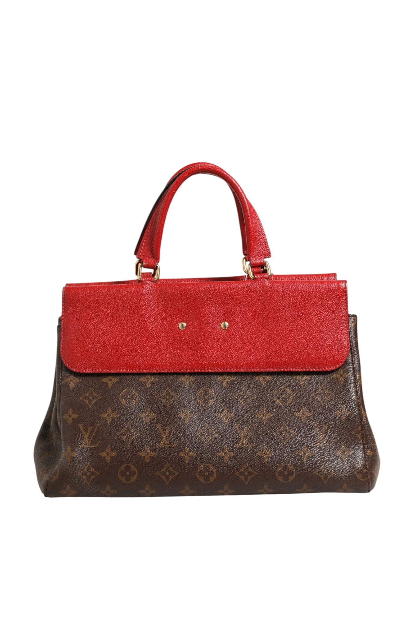 Louis Vuitton Venus Monogram Canvas & Red Leather Two-Way Bag