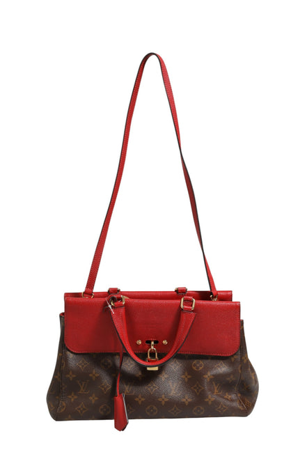 Louis Vuitton Venus Monogram Canvas & Red Leather Two-Way Bag