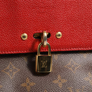 Louis Vuitton Venus Monogram Canvas & Red Leather Two-Way Bag
