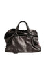 Prada Metallic Nappa Leather Ruffle Shoulder Bag