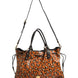 MCM Visetos Leopard Aren Medium Shopper Tote