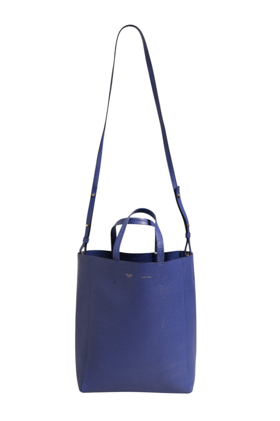 Τσάντα Tote Celine Μπλε με Χρυσό