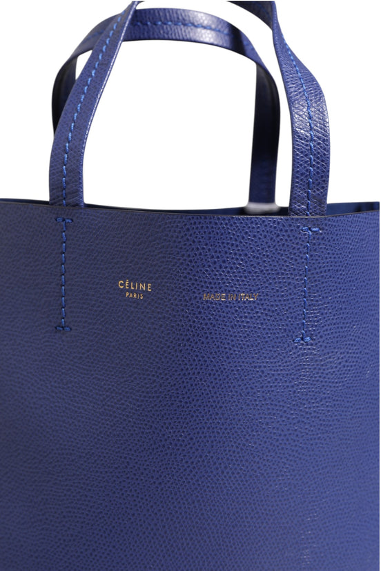 Τσάντα Tote Celine Μπλε με Χρυσό