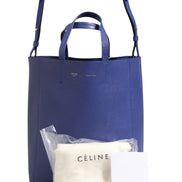 Τσάντα Tote Celine Μπλε με Χρυσό