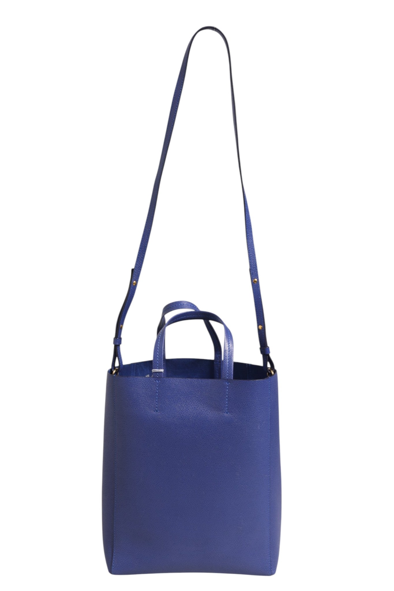 Τσάντα Tote Celine Μπλε με Χρυσό