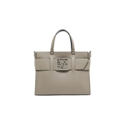 Γυναικεία Τσάντα Χειρός Armani Exchange Μπεζ Συνθετικό Δέρμα