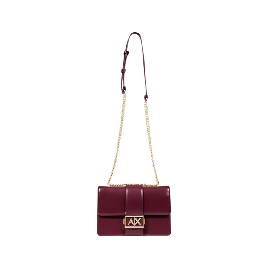 Armani Exchange Bordeaux Polyester Handbag