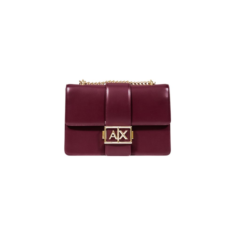Armani Exchange Bordeaux Polyester Handbag