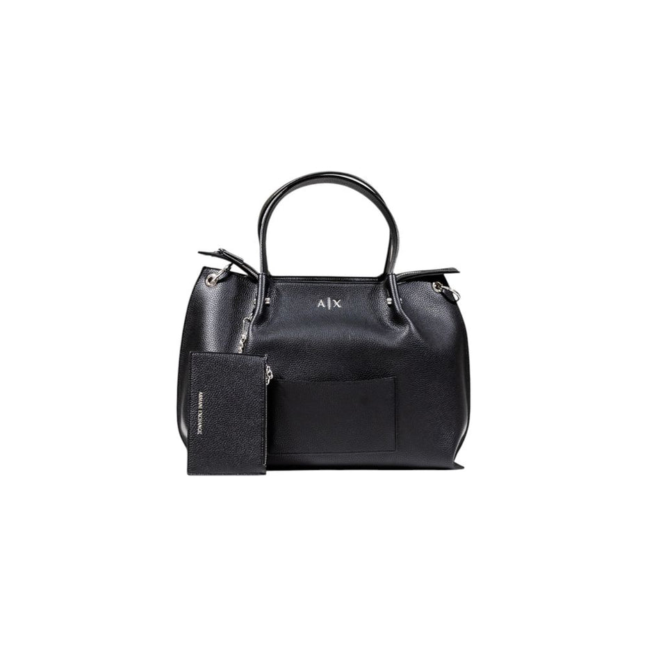 Armani Exchange Black Polyester Handbag