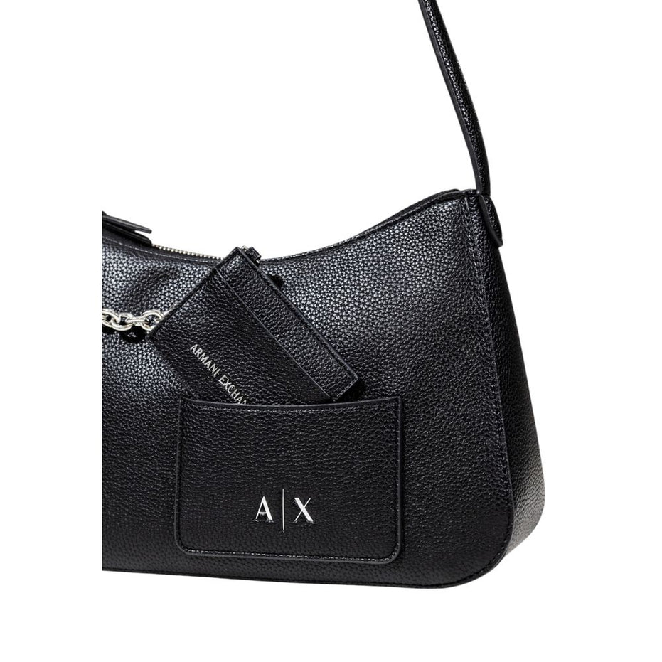 Armani Exchange Black Polyester Handbag