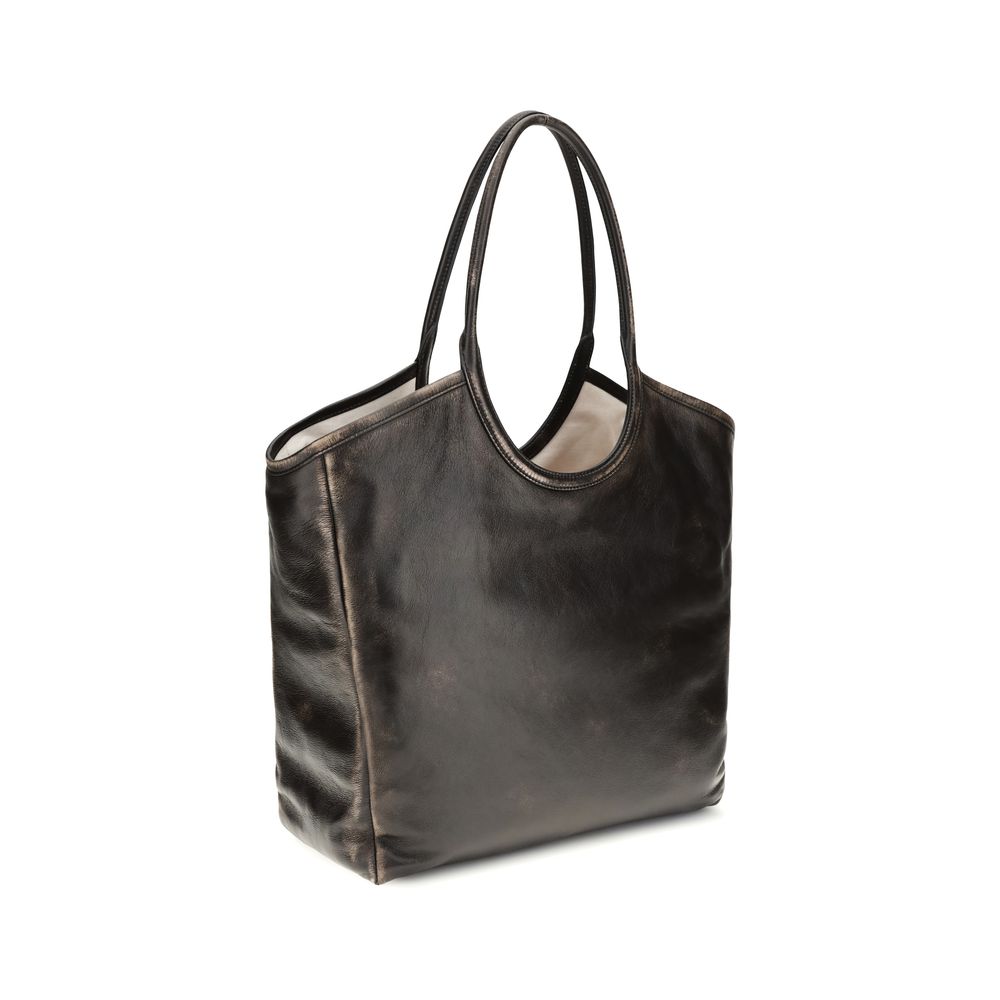 Miu Miu Brown Calf Leather Bos Taurus Shoulder Bag