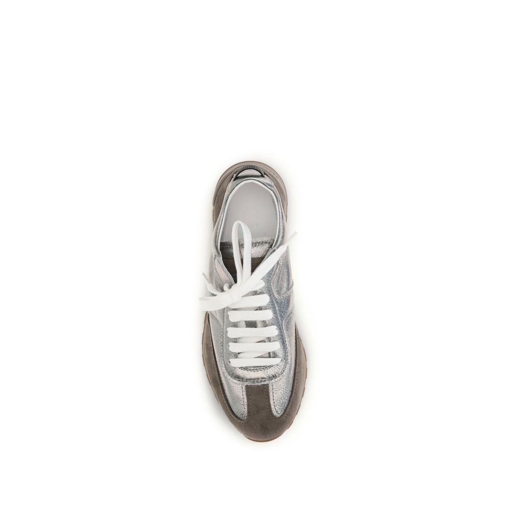 Brunello Cucinelli Πολύχρωμα Sneakers από Σουέτ και Δέρμα