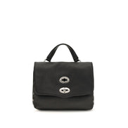 Zanellato Black Calf Leather Bos Taurus Handbag