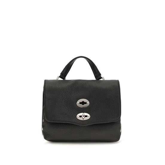 Zanellato Black Calf Leather Bos Taurus Handbag