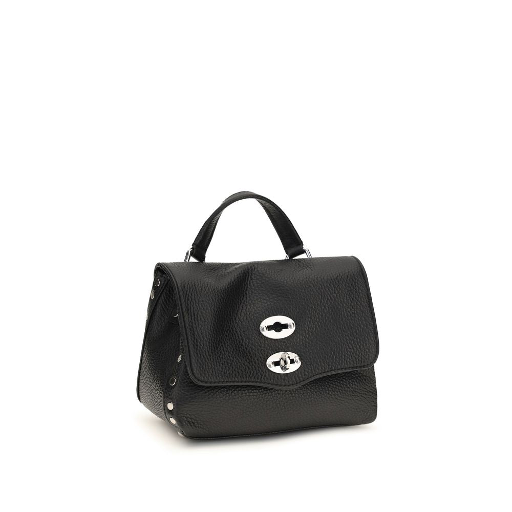 Zanellato Black Calf Leather Bos Taurus Handbag