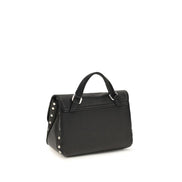 Zanellato Black Calf Leather Bos Taurus Handbag
