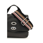 Zanellato Black Calf Leather Bos Taurus Handbag
