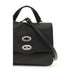 Zanellato Black Calf Leather Bos Taurus Handbag