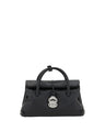 Zanellato Black Calf Leather Bos Taurus Shoulder Bag