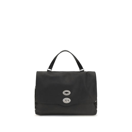 Zanellato Black Calf Leather Bos Taurus Handbag