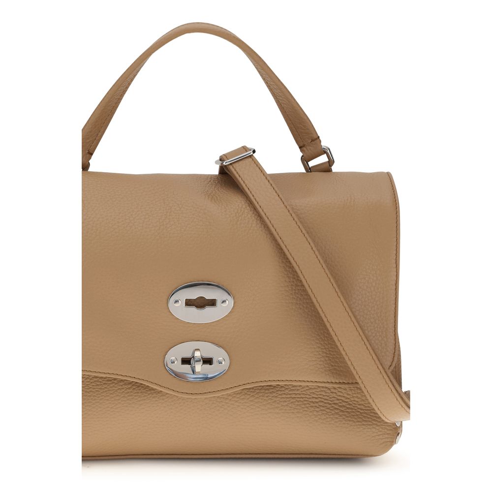 Zanellato Beige Calf Leather Bos Taurus Handbag