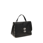 Zanellato Black Calf Leather Bos Taurus Handbag