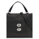 Zanellato Black Calf Leather Bos Taurus Handbag