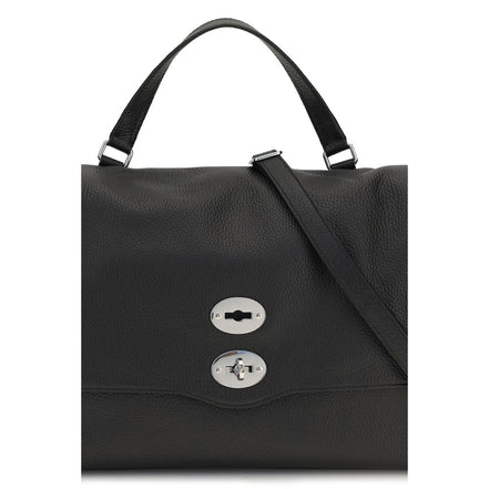 Zanellato Black Calf Leather Bos Taurus Handbag